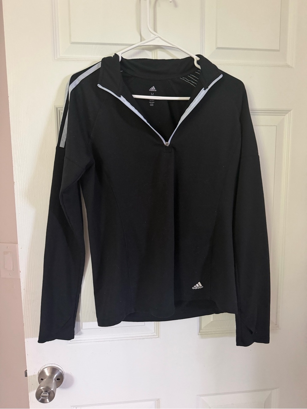 adidas Black Golf Pullover with Subtle Logo
